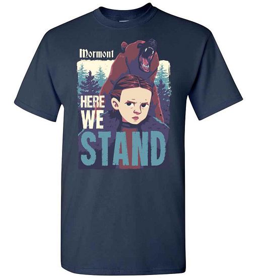 Inktee Store - Mormont Here We Stand For Watching Game Of Thrones Men'S T-Shirt Image