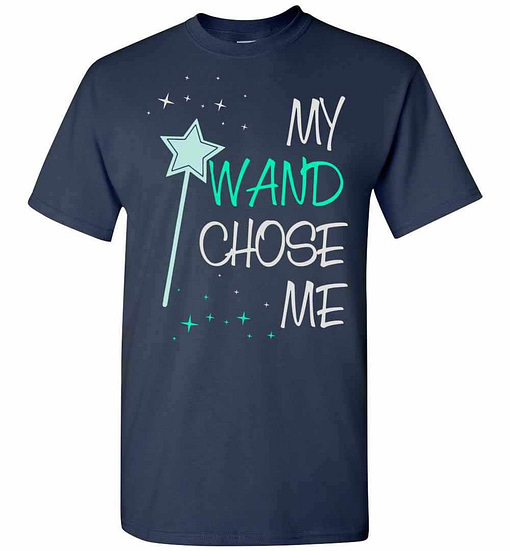 Inktee Store - My Wand Chose Me Star Wand Men'S T-Shirt Image