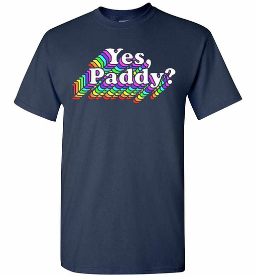 Inktee Store - Yes Paddy Rainbow St Pattys Day Daddy Lgbt Gay Pride Men'S T-Shirt Image