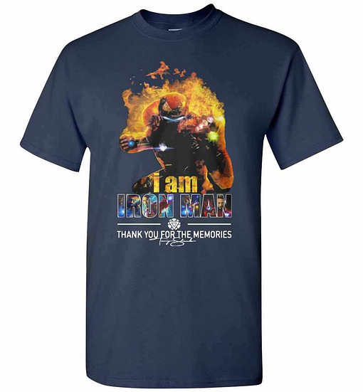 Inktee Store - I Am Iron Man You For The Mimories Men'S T-Shirt Image