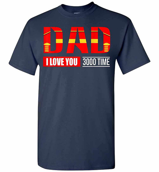 Inktee Store - I Love You 3000 Times Iron Man Men'S T-Shirt Image