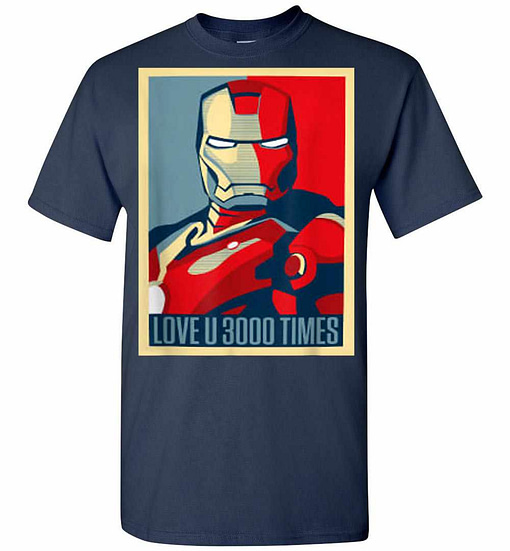 Inktee Store - Dad I Love You 3000 - Iron Man Marvel Men'S T-Shirt Image