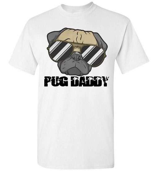 Inktee Store - Pug Daddy Men'S T-Shirt Image