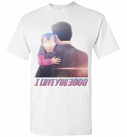 Inktee Store - Trending I Love You 3000 Fathers Day Marvel Avengers Men'S T-Shirt Image