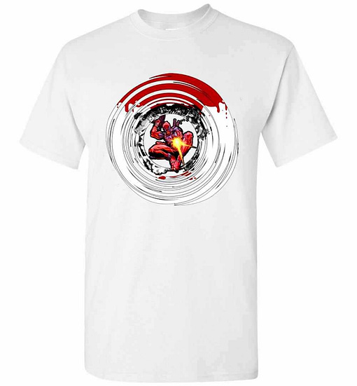 Inktee Store - Deadpool Fighting Men'S T-Shirt Image