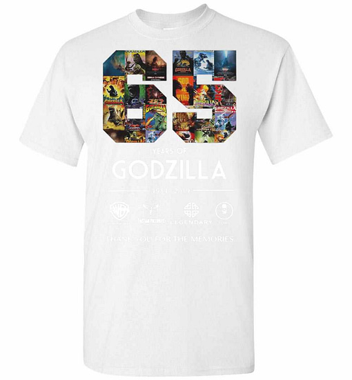 Inktee Store - 65 Years Of Godzilla 1954 2019 Thank You For The Men'S T-Shirt Image