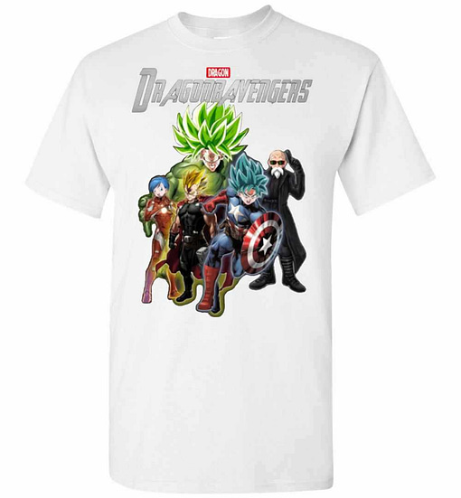 Inktee Store - Dragon Ball Dragonbavengers Dragon Ball Avengers Endgame Men'S T-Shirt Image