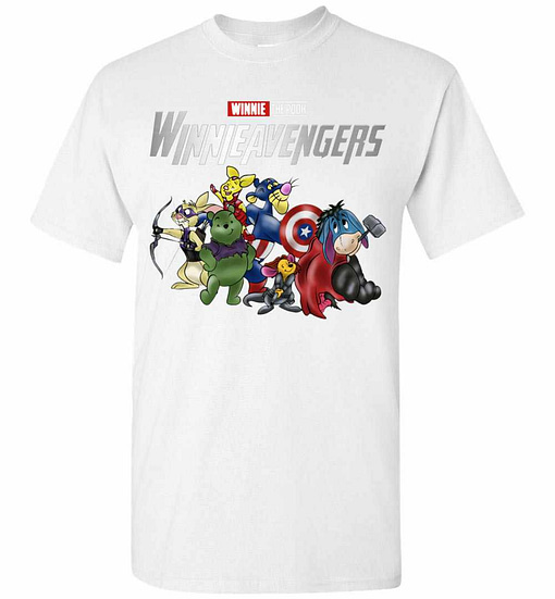 Inktee Store - Marvel Avengers Winnie The Pooh Winnieavengers Men'S T-Shirt Image