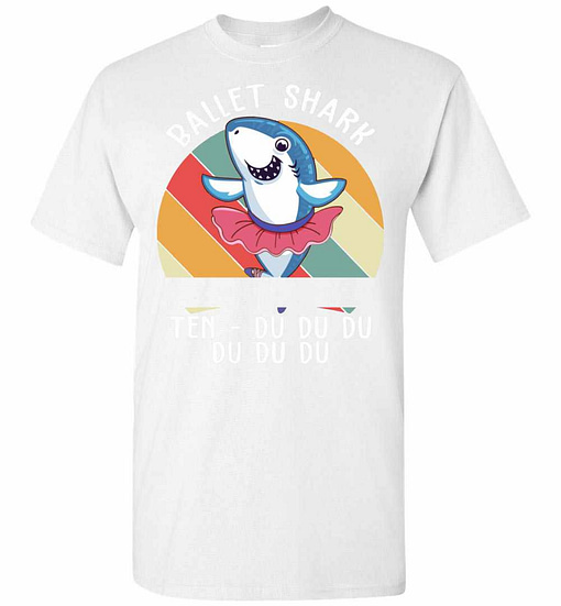 Inktee Store - Ballet Shark Ten Du Du Du Du Funny Gift Men'S T-Shirt Image
