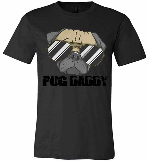 Inktee Store - Pug Daddy Premium T-Shirt Image
