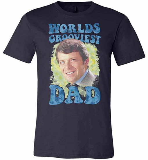 Inktee Store - World'S Grooviest Dad Brady Bunch Premium T-Shirt Image