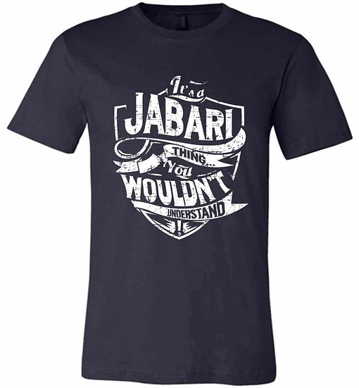 Inktee Store - It'S A Jabari Thing You Wouldn'T Understand Premium T-Shirt Image