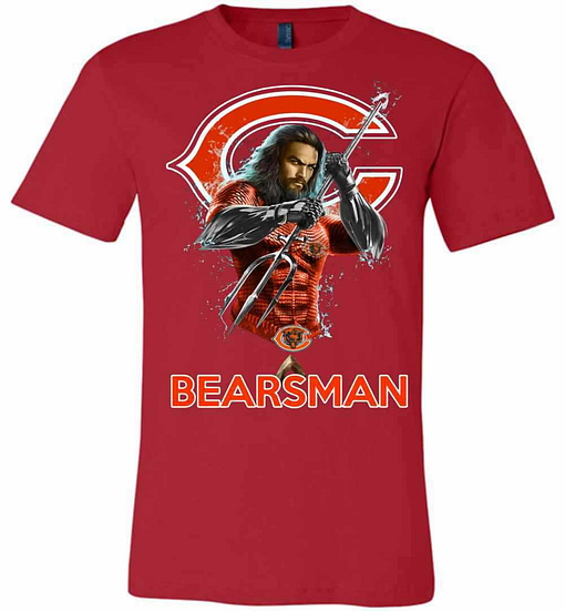 Inktee Store - Chicago Bears Aquaman Bears Man Premium T-Shirt Image
