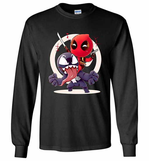 Inktee Store - Deadpool V5 Long Sleeve T-Shirt Image