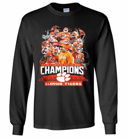 Inktee Store - Clemson National Championship 2019 Men'S Premium Long Sleeve T-Shirt Image