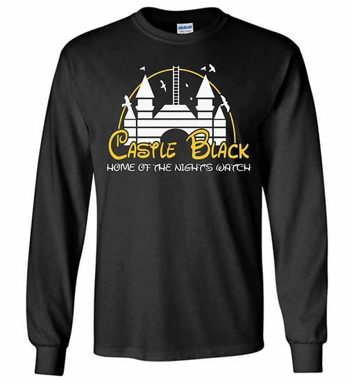 Inktee Store - Disney Castle Black Home Of Long Sleeve T-Shirt Image
