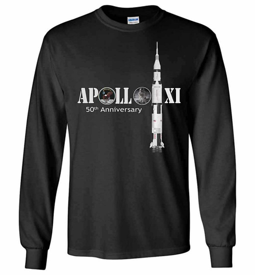 Inktee Store - Apollo Xi 50Th Anniversary Long Sleeve T-Shirt Image