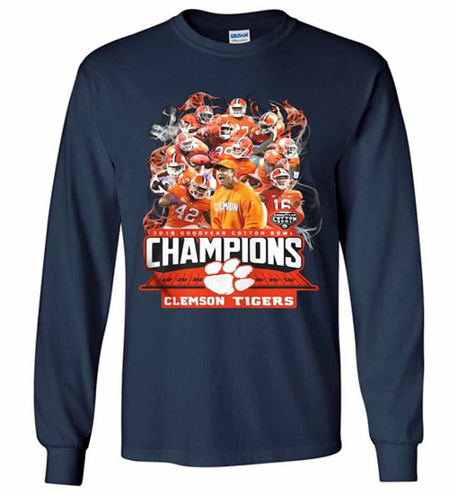 Inktee Store - Clemson National Championship 2019 Men'S Premium Long Sleeve T-Shirt Image