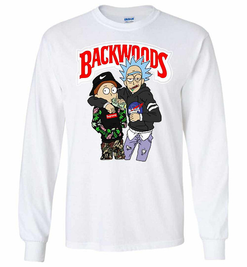 Inktee Store - Rick And Morty Backwoods Long Sleeve T-Shirt Image