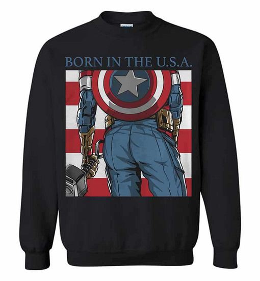 Inktee Store - Born In The Usa Chris Evans Sweatshirt Image