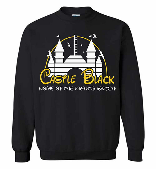 Inktee Store - Disney Castle Black Home Of Sweatshirt Image