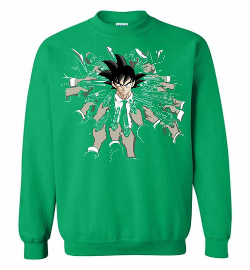 Inktee Store - Songoku John Wick Baba Yaga Sweatshirt Image