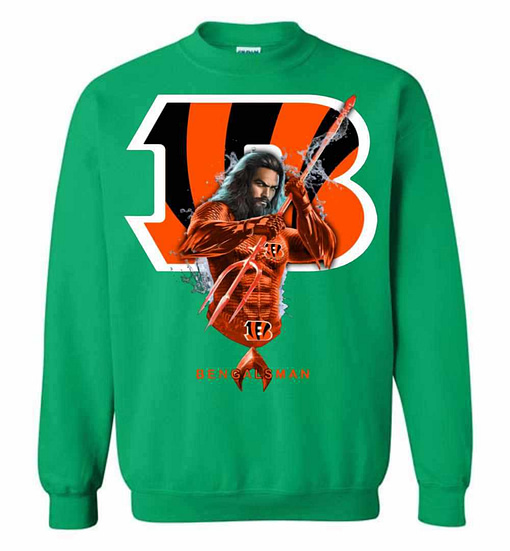 Inktee Store - Bengalsman Aquaman And Bengals Football Team Sweatshirt Image