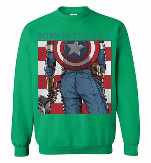 Inktee Store - Born In The Usa Chris Evans Sweatshirt Image