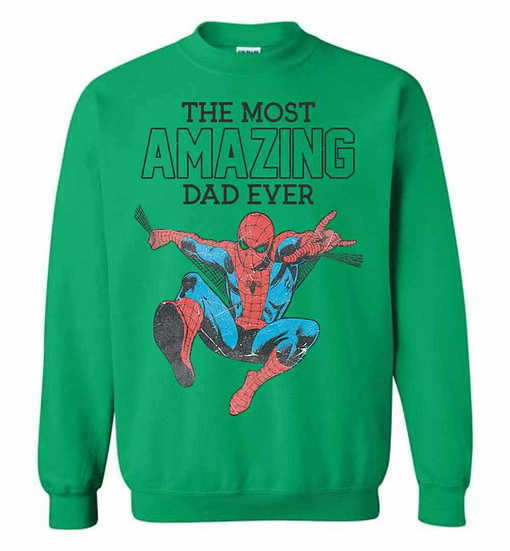 Inktee Store - Amazing Dad Spider-Man Sweatshirt Image