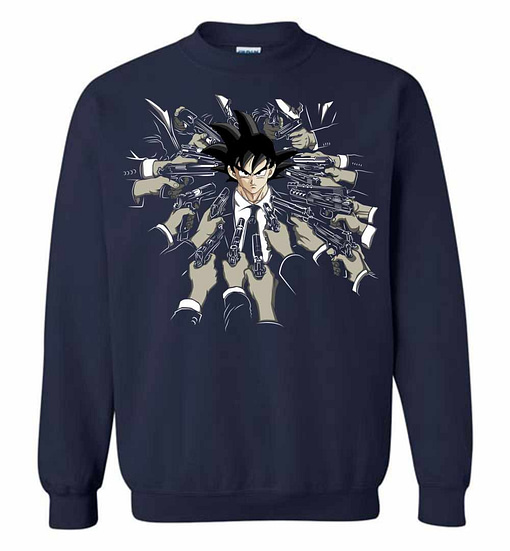 Inktee Store - Songoku John Wick Baba Yaga Sweatshirt Image