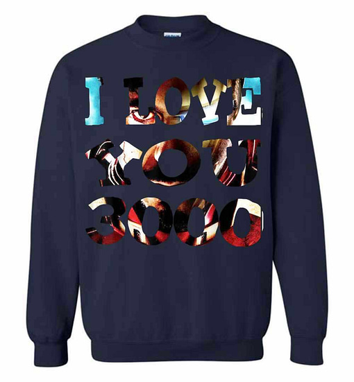 Inktee Store - I Love You 3000 Iron Man Sweatshirt Image
