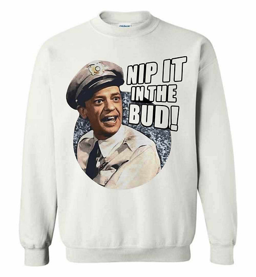 Inktee Store - Andy Griffith Icon Nip It Adult Sweatshirt Image