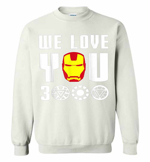 Inktee Store - We Love You 3000 Iron Man - My Avengers Hero Sweatshirt Image