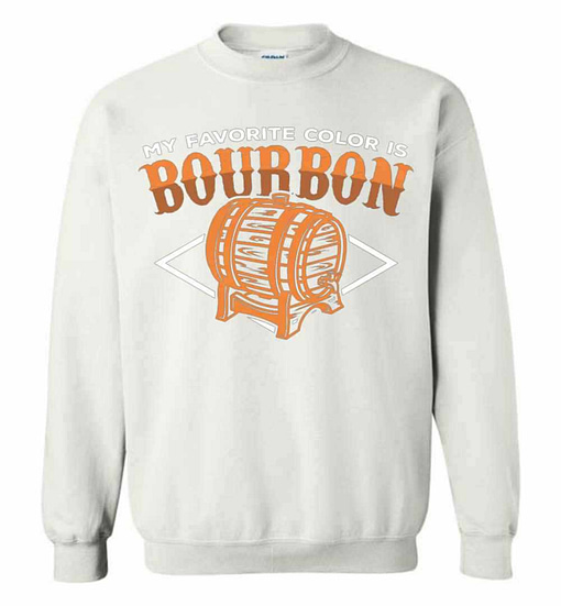 Inktee Store - Bourbon Whiskey Funny Alcohol Cigars Cigar Gift Sweatshirt Image