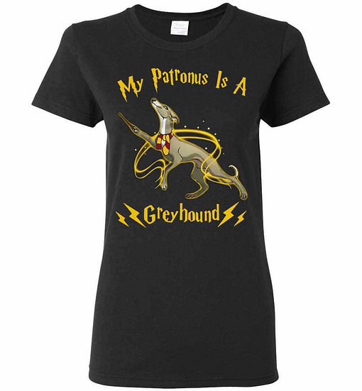 Inktee Store - My Patronus Is A Greyhound Women'S T-Shirt Image