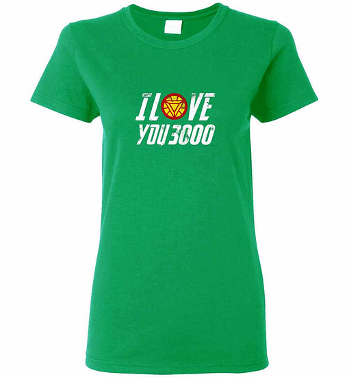 Inktee Store - I Love You 3000 Avengers Iron Man Gift Dad And Women'S T-Shirt Image