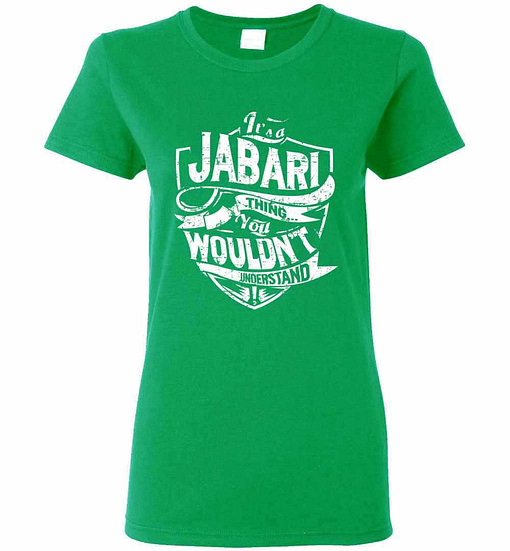 Inktee Store - It'S A Jabari Thing You Wouldn'T Understand Women'S T-Shirt Image