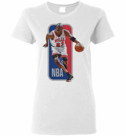 Inktee Store - Michael Jordan Nba Chicago Bulls Basketball Women'S T-Shirt Image