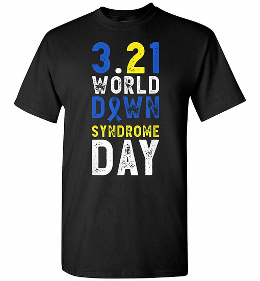 Inktee Store - Down Syndrome Awareness World Down Syndrome Men'S T-Shirt Image