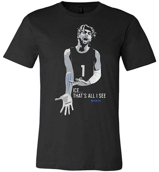 Inktee Store - D'Angelo Russell Ice That'S All I See Premium T-Shirt Image