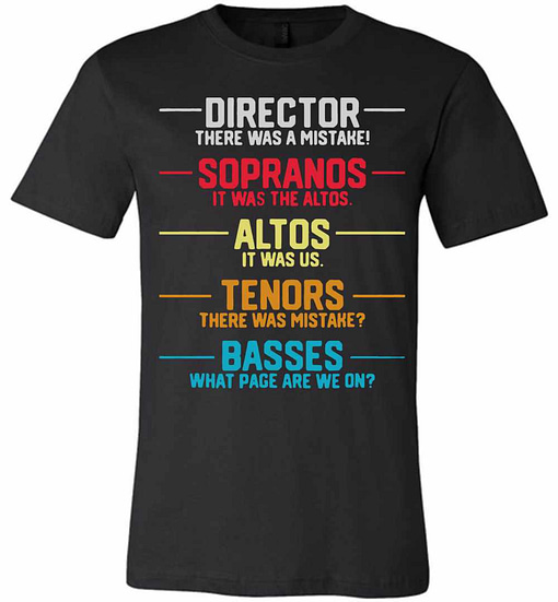Inktee Store - Director There Was A Mistake Sopranos Is Was The Altos Premium T-Shirt Image