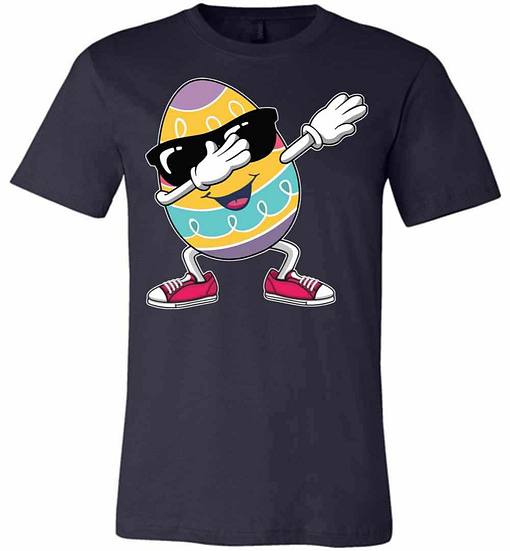 Inktee Store - Dabbing Easter Egg Dab Funny Gift Premium T-Shirt Image