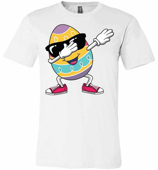Inktee Store - Dabbing Easter Egg Dab Funny Gift Premium T-Shirt Image