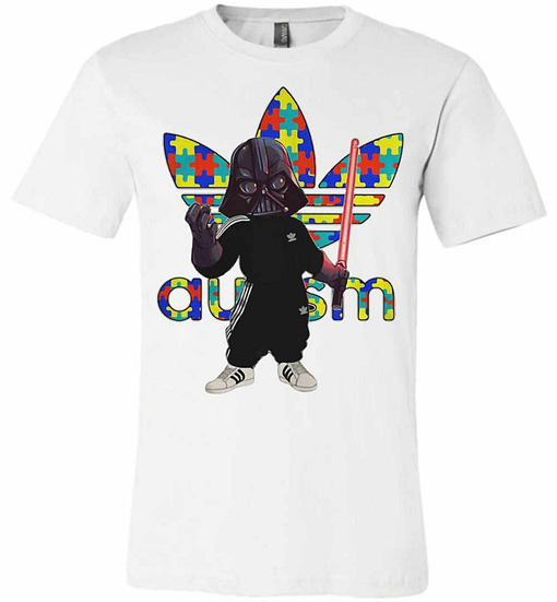 Inktee Store - Darth Vader Autism Awareness Premium T-Shirt Image