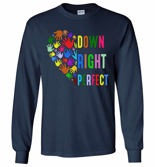 Inktee Store - Down Syndrome Awareness Trisomy 21S Long Sleeve T-Shirt Image