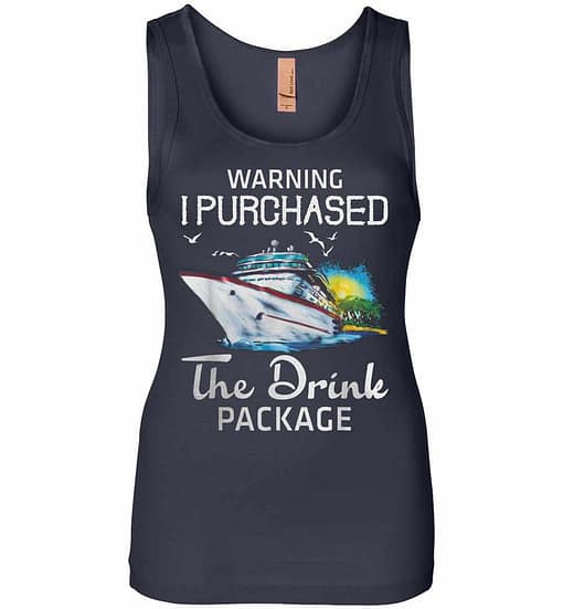 Inktee Store - Warning I Purchased The Drink Package Women Jersey Tank Top Image
