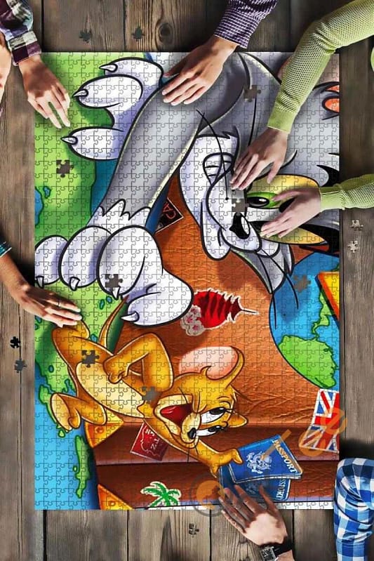 Tom And Jerry 3 Mc Jigsaw Puzzle