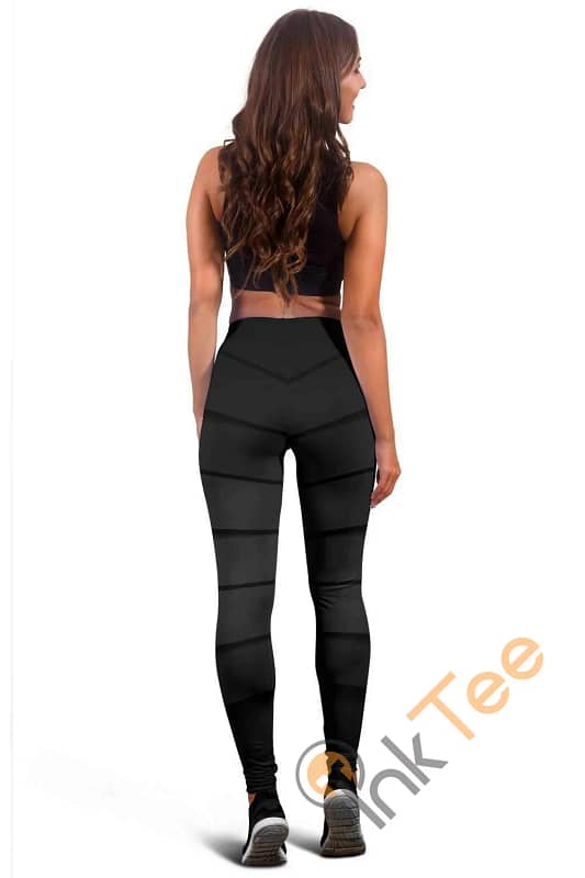 Black Abstract 3D All Over Print For Yoga Fitness Women's Leggings