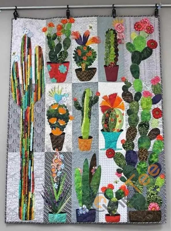 Cactus  Blanket TH2906 Quilt