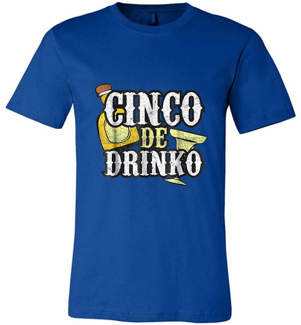 Inktee Store - Funny Cinco De Mayo Drinko Celebration Premium T-Shirt Image